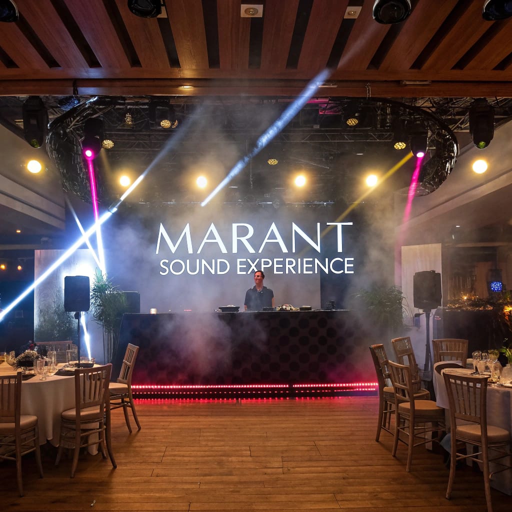 Iluminación y ambientación para eventos sociales